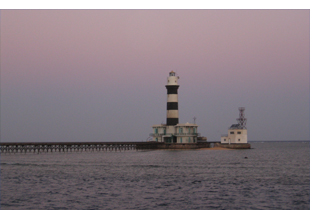 Daedalus Reef: Der Leuchtturm im Morgengrauen